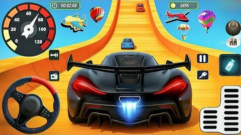 Mega Ramp GT Car Racing Simulator - ImpossibleStunt Car Racing 3D - Android Gameplay