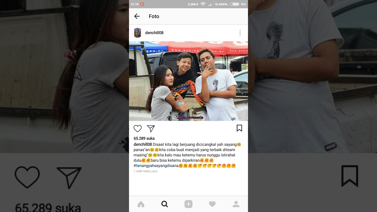 Pacar DENIS Kancil Curhat Di Instagram YouTube