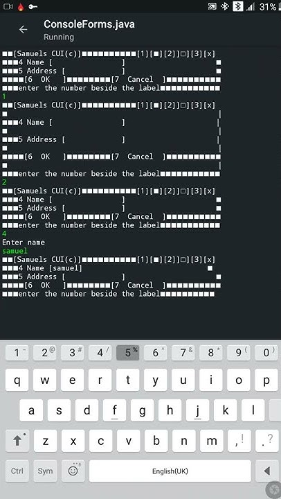 Text based gui interface - YouTube