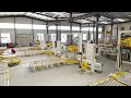 YUPACK shipment season #packagingautomation #palletizer #conveyor #conveyor #Palletstrapper
