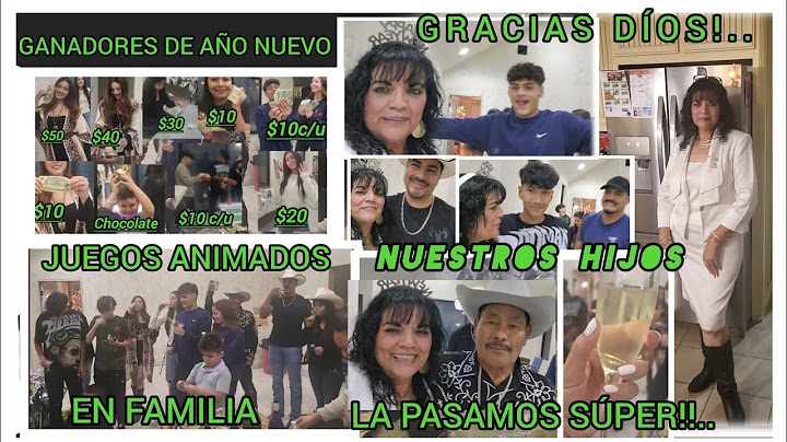 NUESTRO AÑO NUEVO....EN LOS JUEGOS HUBO VARIOS GANADORES PERO UNA PERSONA FUÉ QUIÉN GANÓ MÁS
