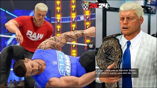 WWE 2K24 My Rise - Smackdown Vs Monday Night Raw #12