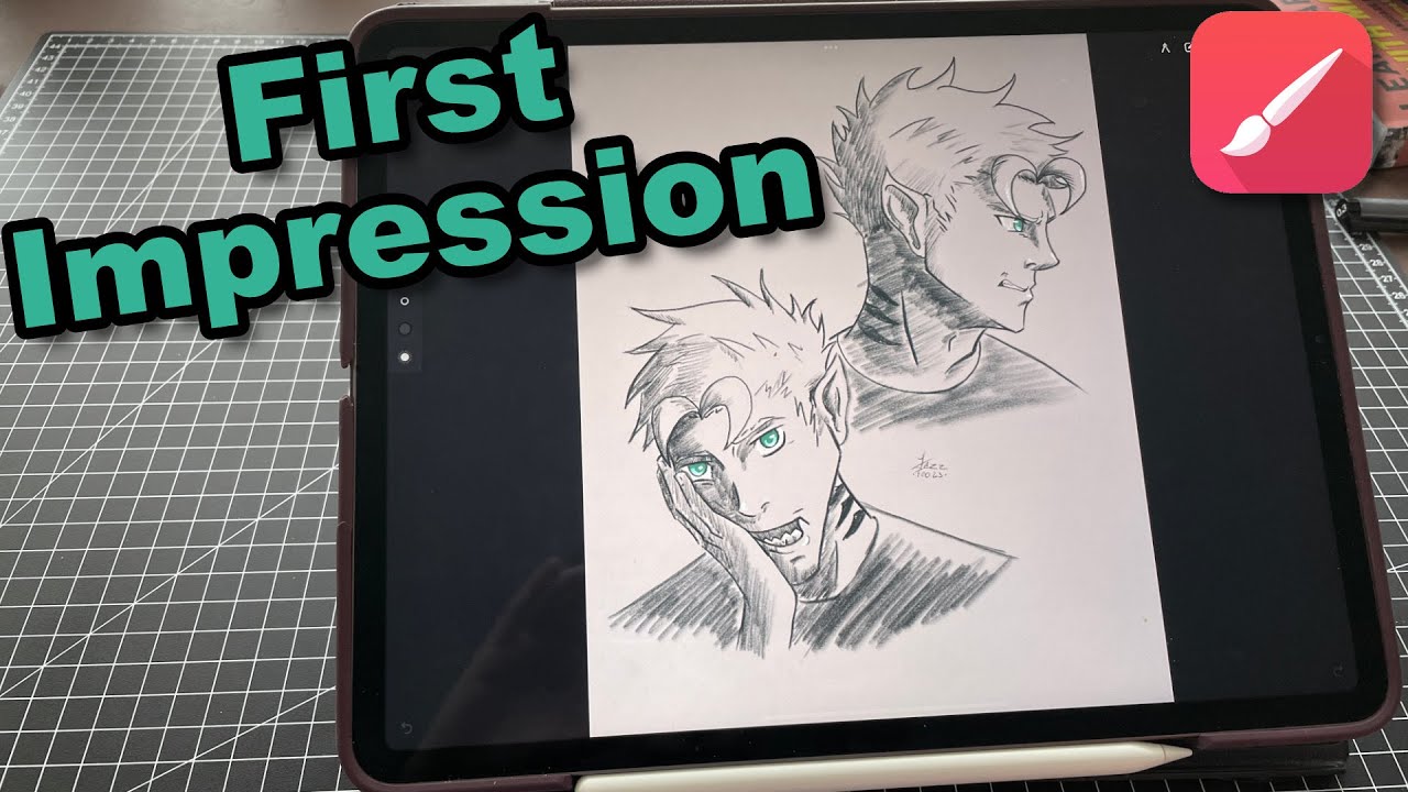 First Impression of Infinite Painter | Sketching With Proko Brush - YouTube