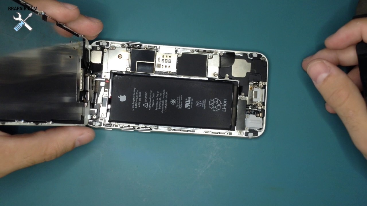 Como abrir e tirar a tela do iPhone 6 - YouTube
