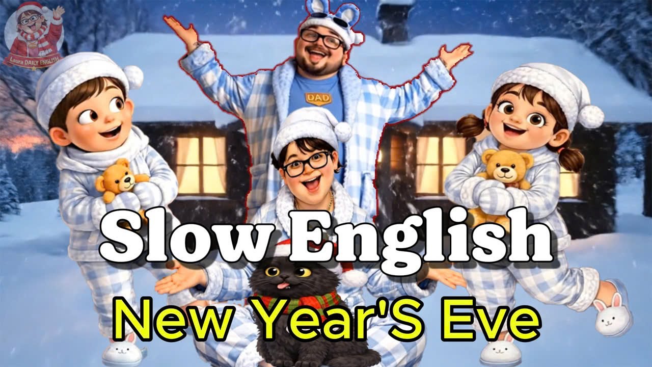 A Cozy New Year’s Eve at Home | a2 English Listening