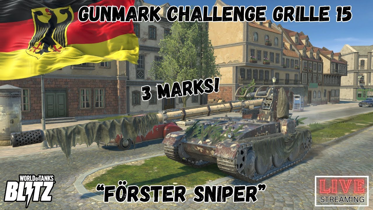 Grille 15 Gun Mark Grinding! 3 Marks Challenge | WoT Blitz