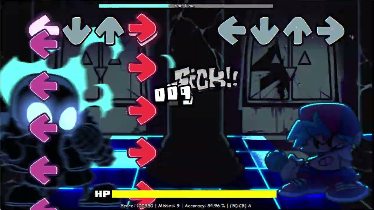 FNF Indie Cross [MOD] - Bad Time