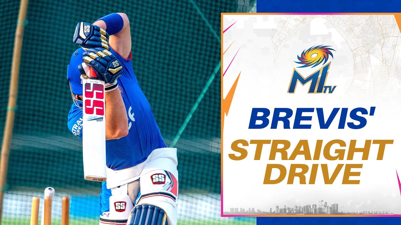 Dewald Brevis' straight drives | Mumbai Indians