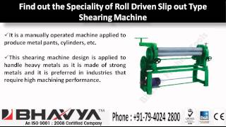 Different Types & Features of Shearing Machines - www.bhavyamachinetools.com