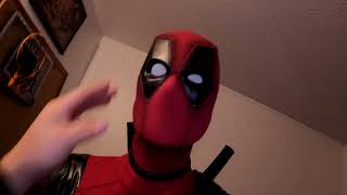 Close up look at my Deadpool cosplay suit