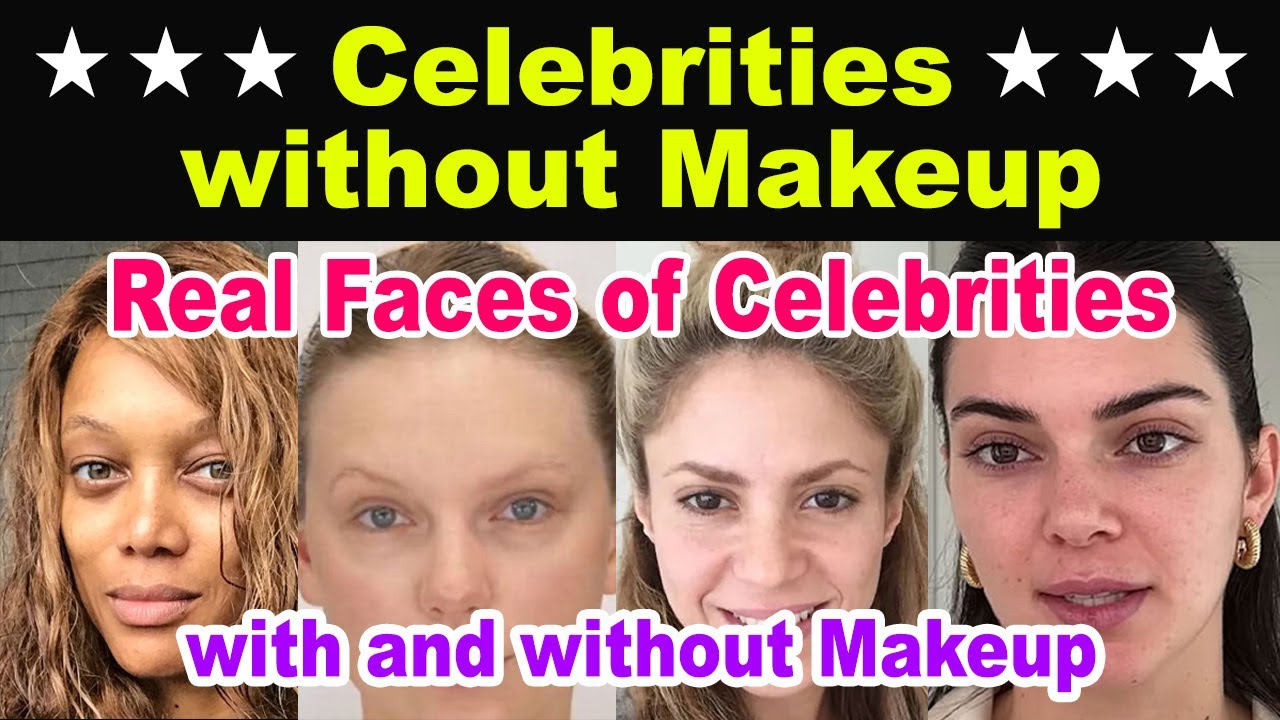 Знаменитости без макияжа