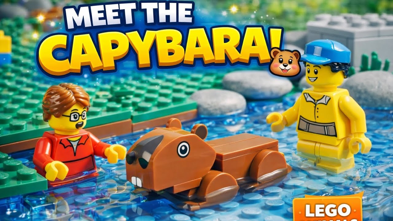 Meet the Capybara! 🦫 | Fun LEGO Animal 