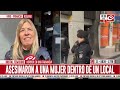Horror en una farmacia: el ex marido bajó del auto y fue directo a apuñalarla