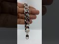 15mm 925 Sterling Silver Men S Cuban Link Bracelet 8 9 Free Shipping