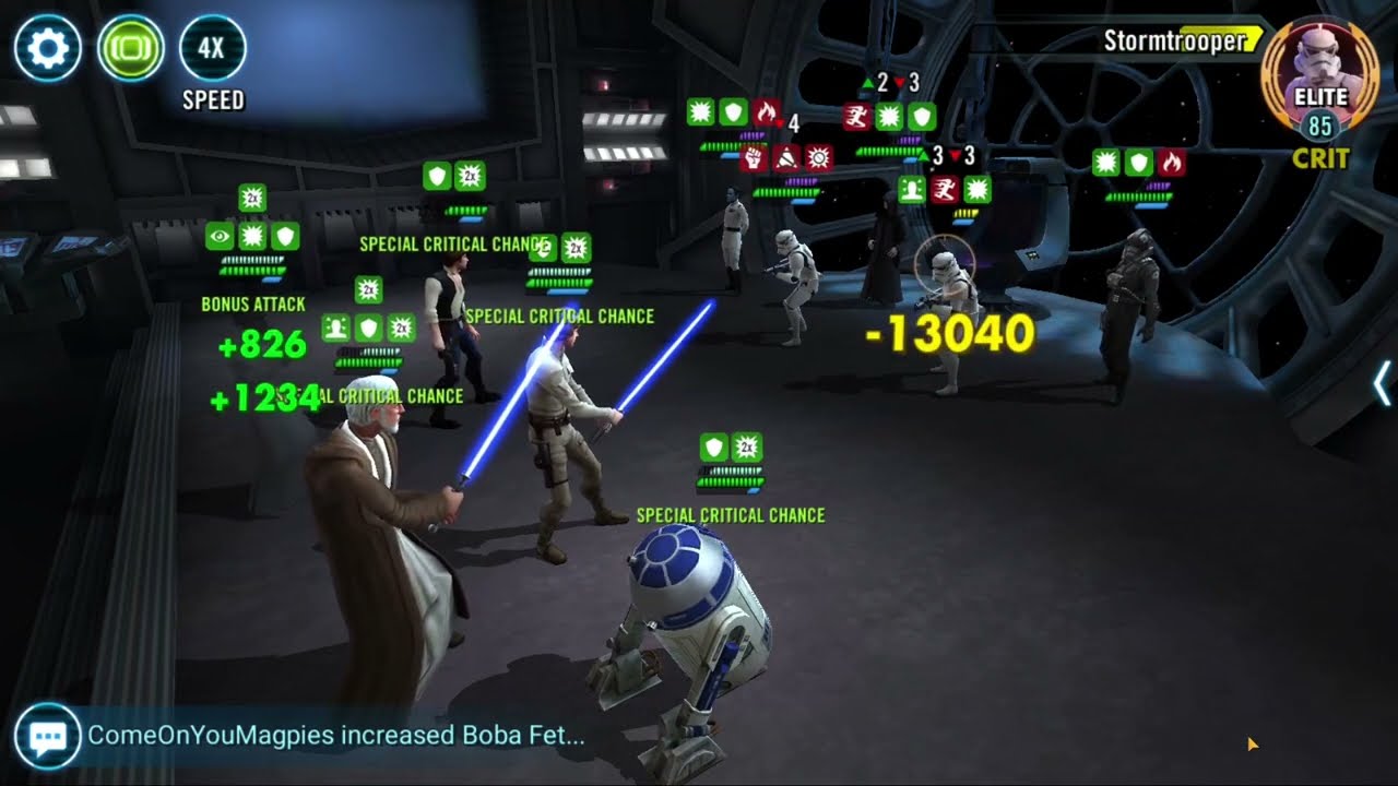 SWGOH Droids F2P Account - Rebels Training 3-Star Tier 3