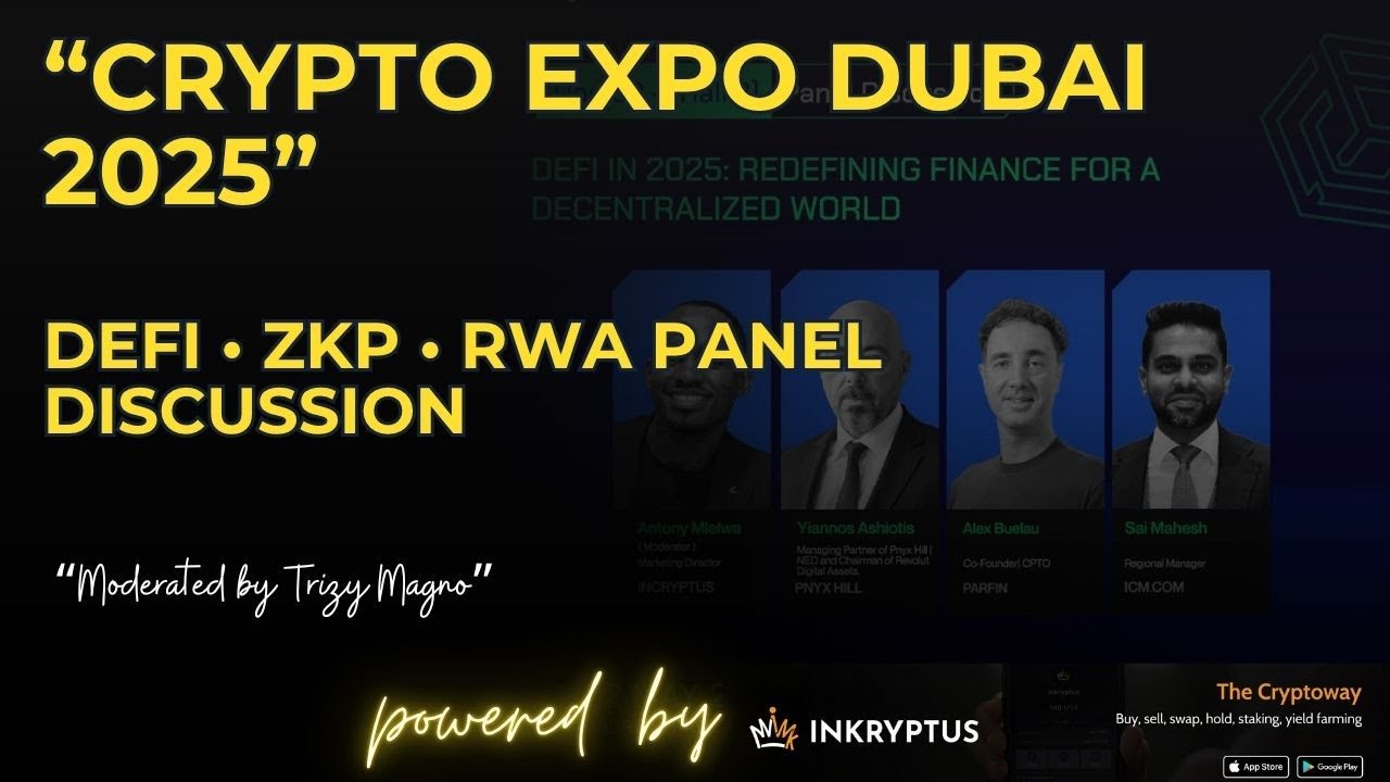 Панель DeFi, ZKP и RWA | Trizy Magno выступит модератором на Crypto Expo Dubai 2025
