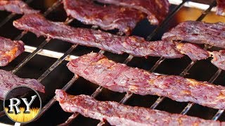 Beef Jerky Made On The Electric Smoker - Easy And Delicious
