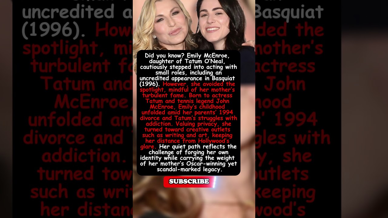 Emily McEnroe's Secret Life Revealed!