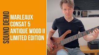 Marleaux Consat 5 Antique Wood Ii Limited Edition Bass Sound Demo No Talking