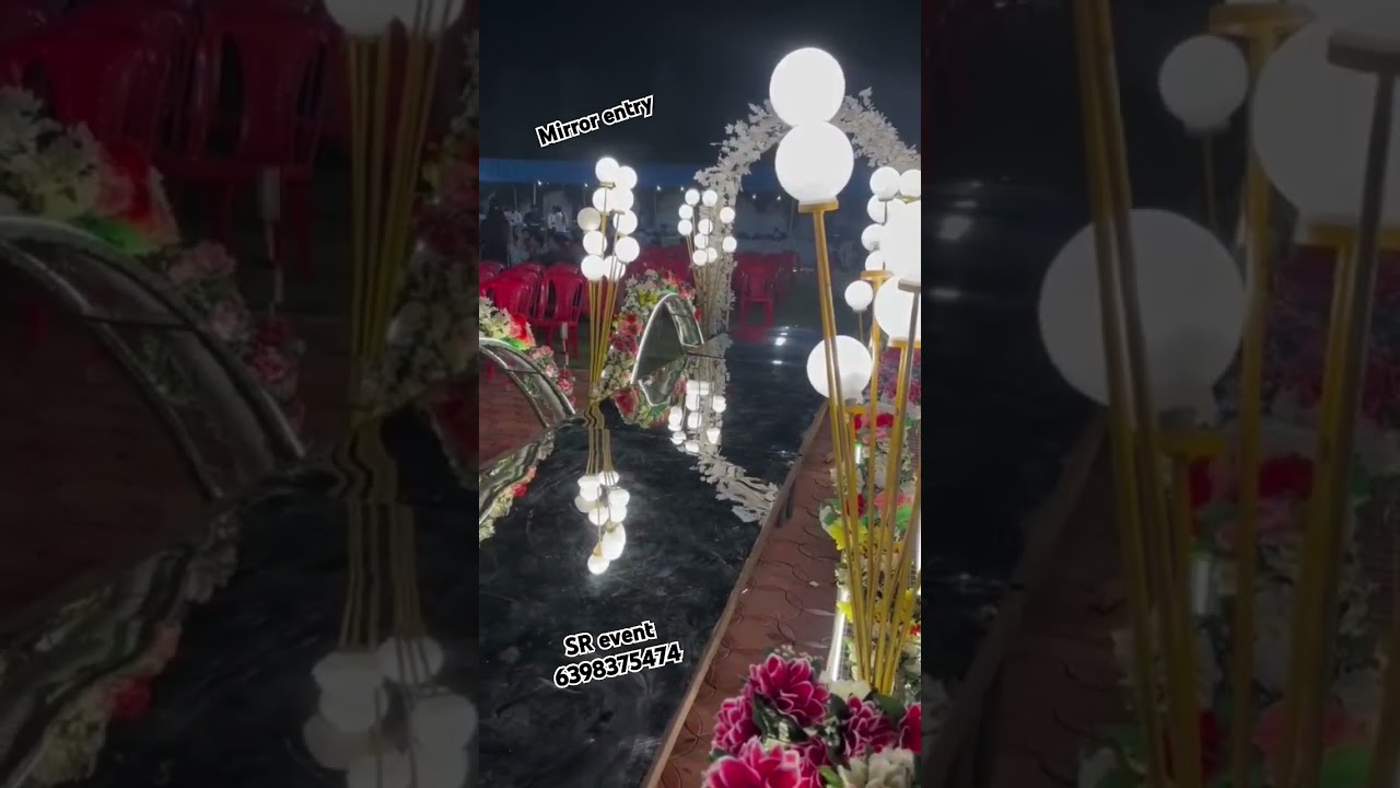 mirror entry. SR events wedding planner (6398375474) Auraiya