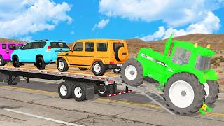Flatbed Truck Mcqueen | Transportation with Truck - Potho...