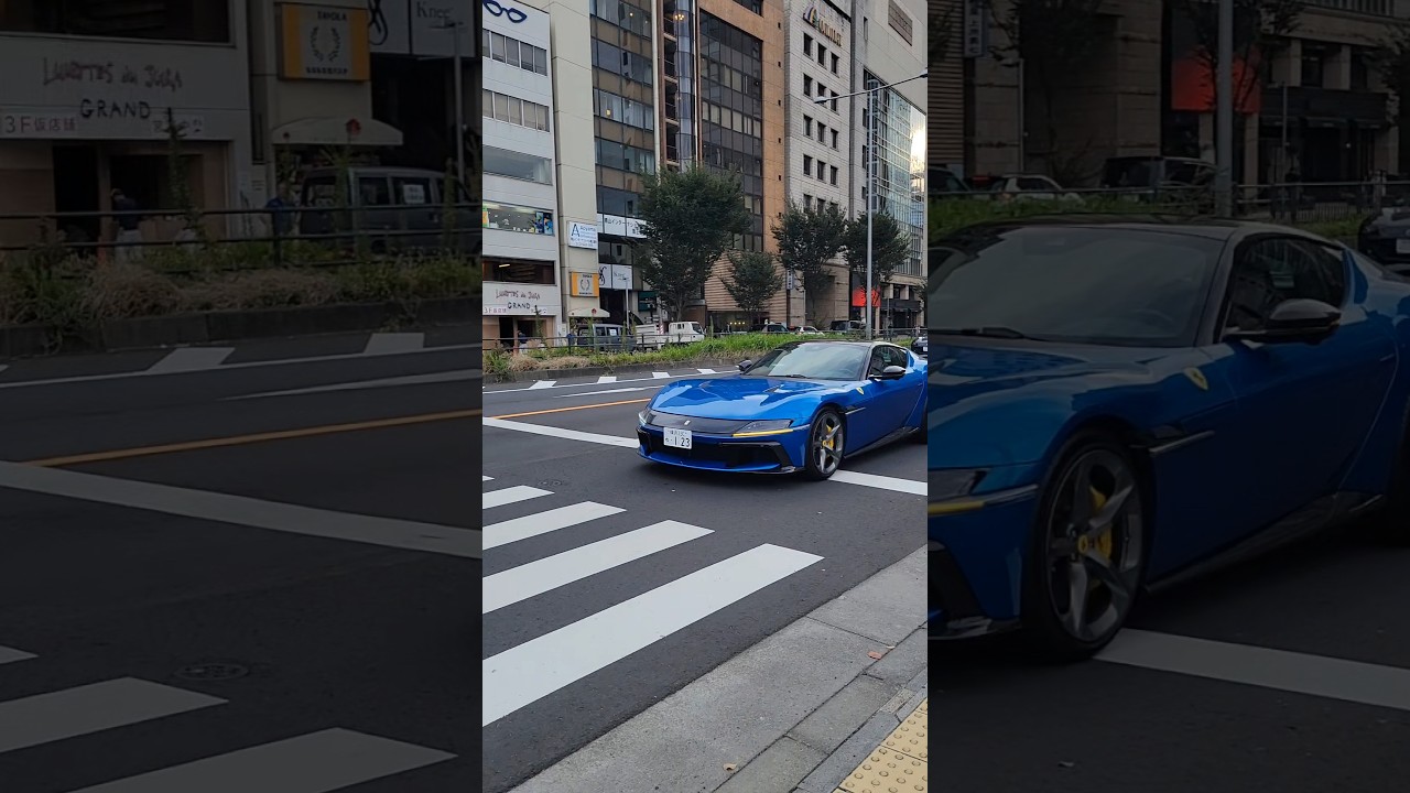 NEW Ferrari 12 Cilindri in Tokyo😎🔥 