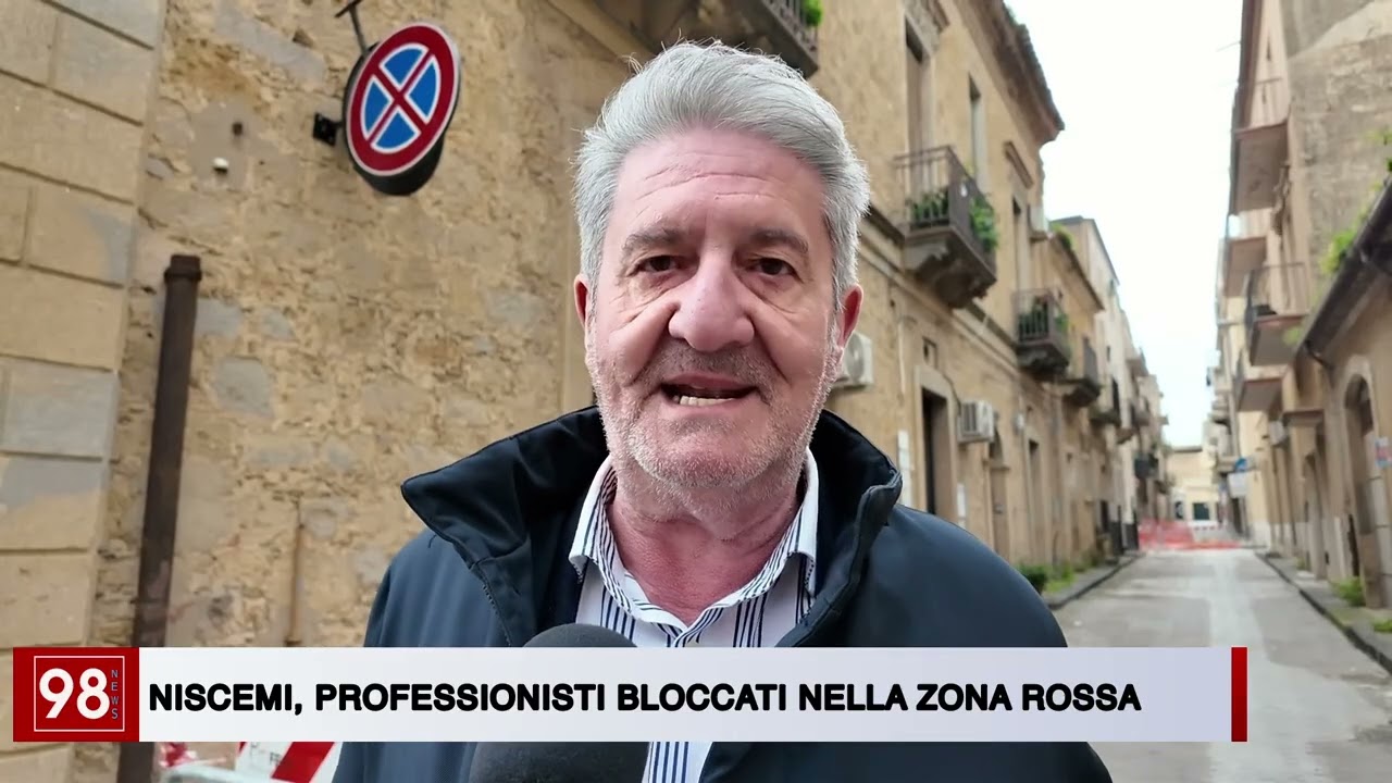 NISCEMI, PROFESSIONISTI BLOCCATI NELLA ZONA ROSSA SENZA LAVORO NÈ CERTEZZE