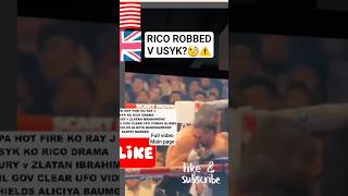 RICO KICKBOXER ROBBED v USYK? #rico #usyk #ricoverhoeven #kickboxer boxing news #boxingnews #boxing