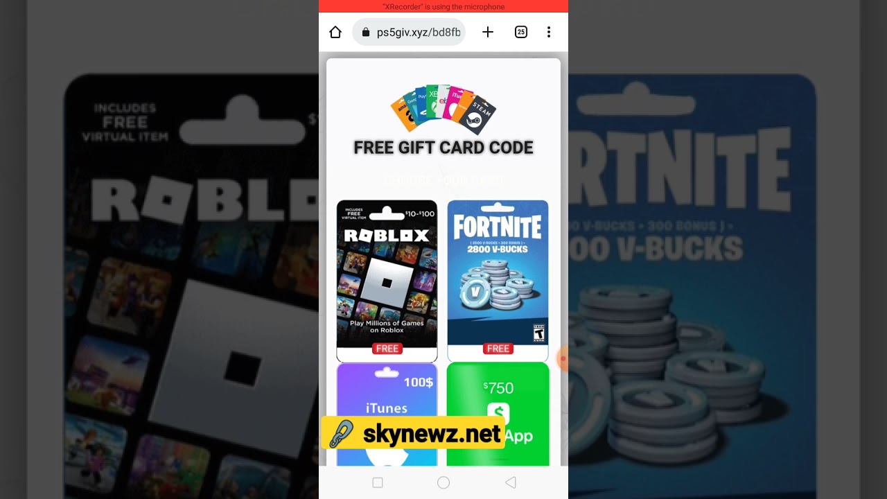 🎁 MrBeast Free Gift Cards 2025 | How to Get Free Gift Cards from MrBeast (iPhone, Roblox,& More!)