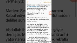 Ben Sünniyim Ama Hz.muaviyeyi Sevmiyorum Diyenlere Cevapreddiye