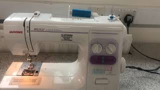 Setting up a Janome sewing machine   SD 480p