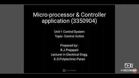 MPCA(3350904) UNIT-1 CONTROL ACTION