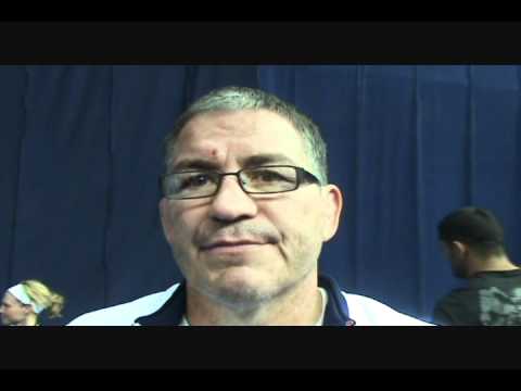 Coach Steve Fraser talks about first session at Greco Worlds on Tuesday