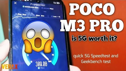Poco M3 Pro | 5G Speeedtest, we didn