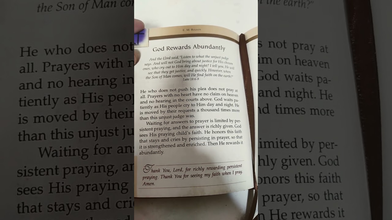 God rewards abundantly