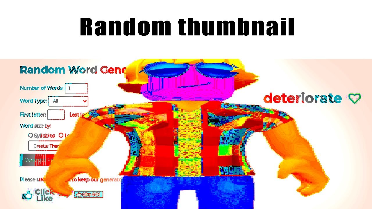 Roblox Games picked by a random bot - YouTube