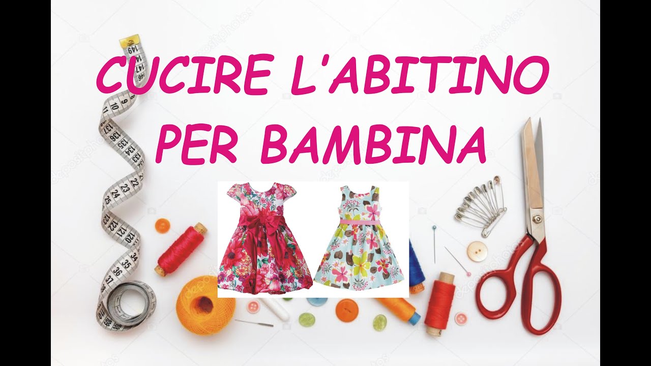 Cucire abitino per bambina
