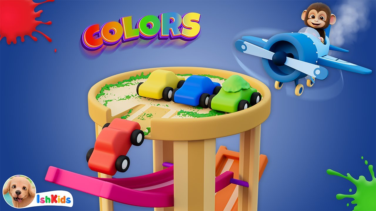 Color Song | Learn Colors With Cars | Nursery Rhymes & Kids Songs ...
