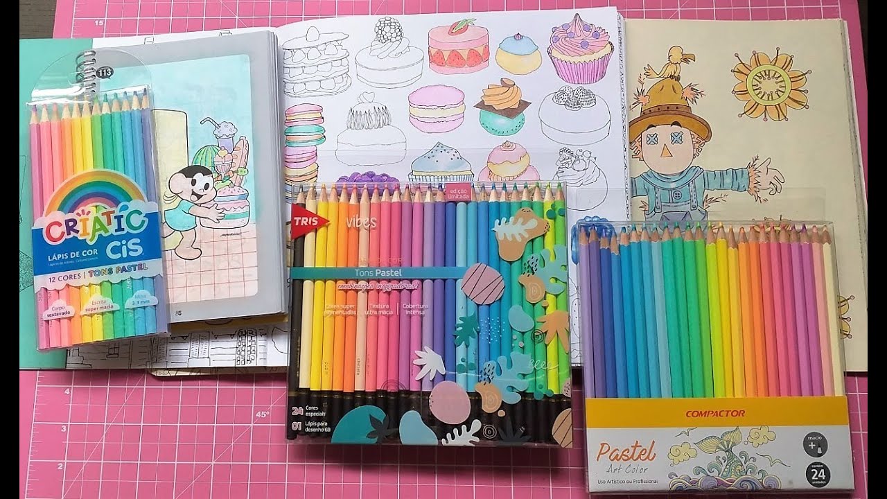 Considerações sobre os lápis Cis Criatic, Tris Vibes e Compactor