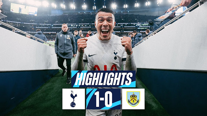TOTTENHAM HOTSPUR 1-0 BURNLEY // FA CUP HIGHLIGHTS // PEDRO PORRO GOAL OF THE SEASON?