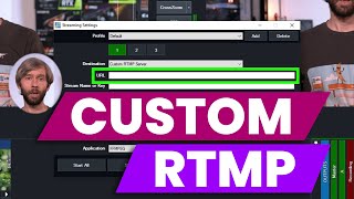 Custom RTMP Tutorial. Learn how to stream to any destination. Includes Facebook Live Example!