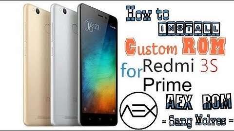 How to install Custom ROM AEX Nougat from MIUI 8 via TWRP Tested Redmi 3s Prime