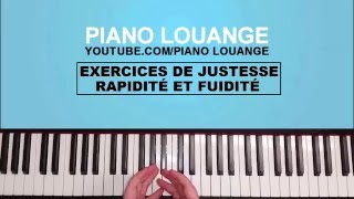 EXERCICES DE RAPIDITE ET FLUIDITE - PIANO LOUANGE chords