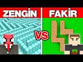 ZENGİN VS FAKİR LABİRENT YAPI KAPIŞMASI - Minecraft