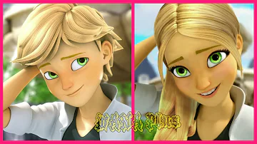 🐞 Miraculous Ladybug All Characters GENDER SWAP 👉@WANAPlus