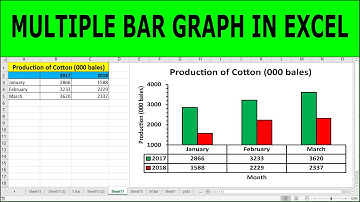 How To Make A Multiple Bar Graph In Excel (With Data Table)| Multiple Bar Graphs in Excel