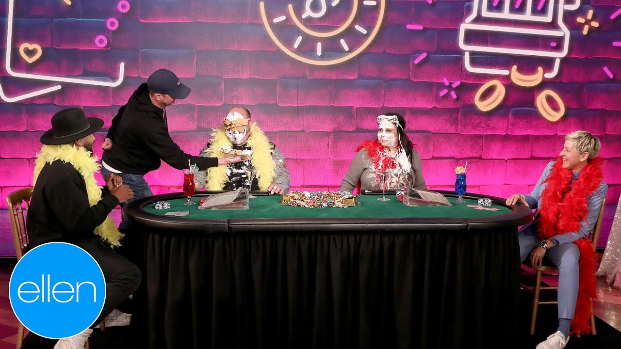 Ellen & Staff Play 'Pie Rollers'