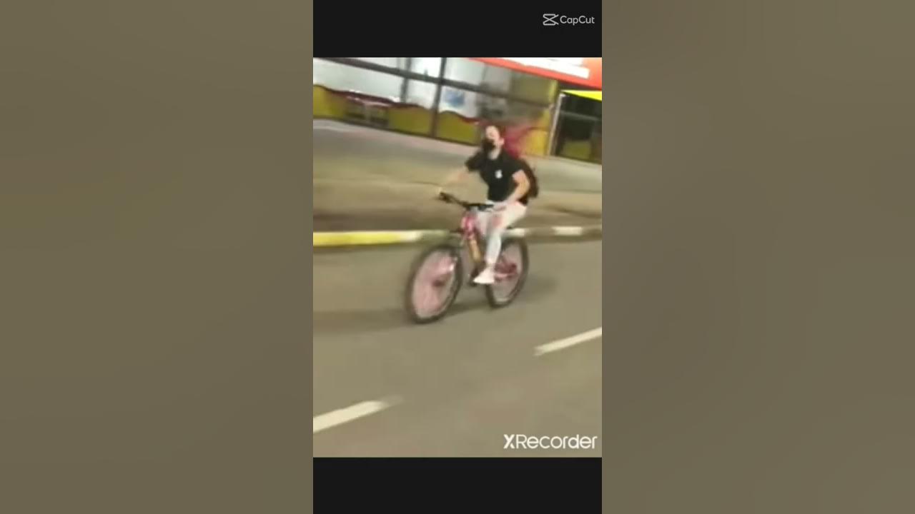 CapCut_vídeo dando grau de bike
