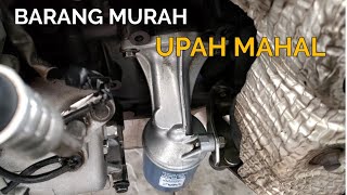 Barang Murah UPAH MAHAL | Cara Tukar Oring Tapak Oil Filter