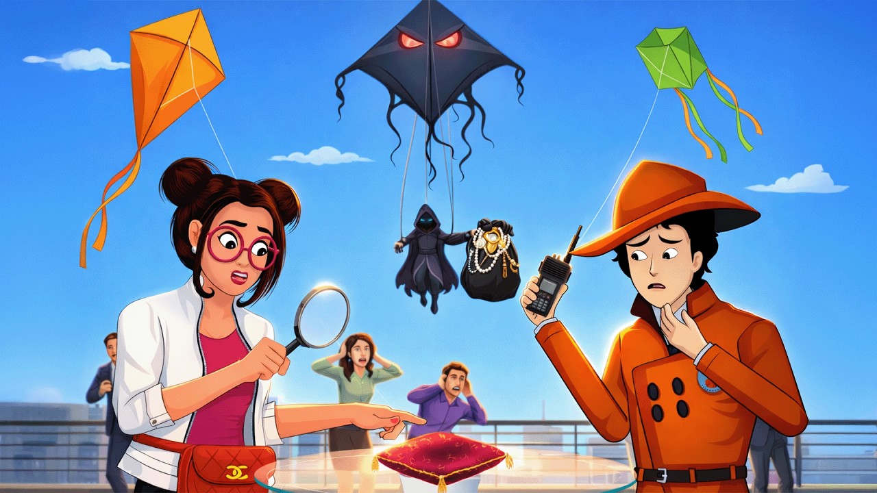 Detective IQ ( Case 9 ) - காத்தாடி திருடன் | Detective Mehul Tamil riddles